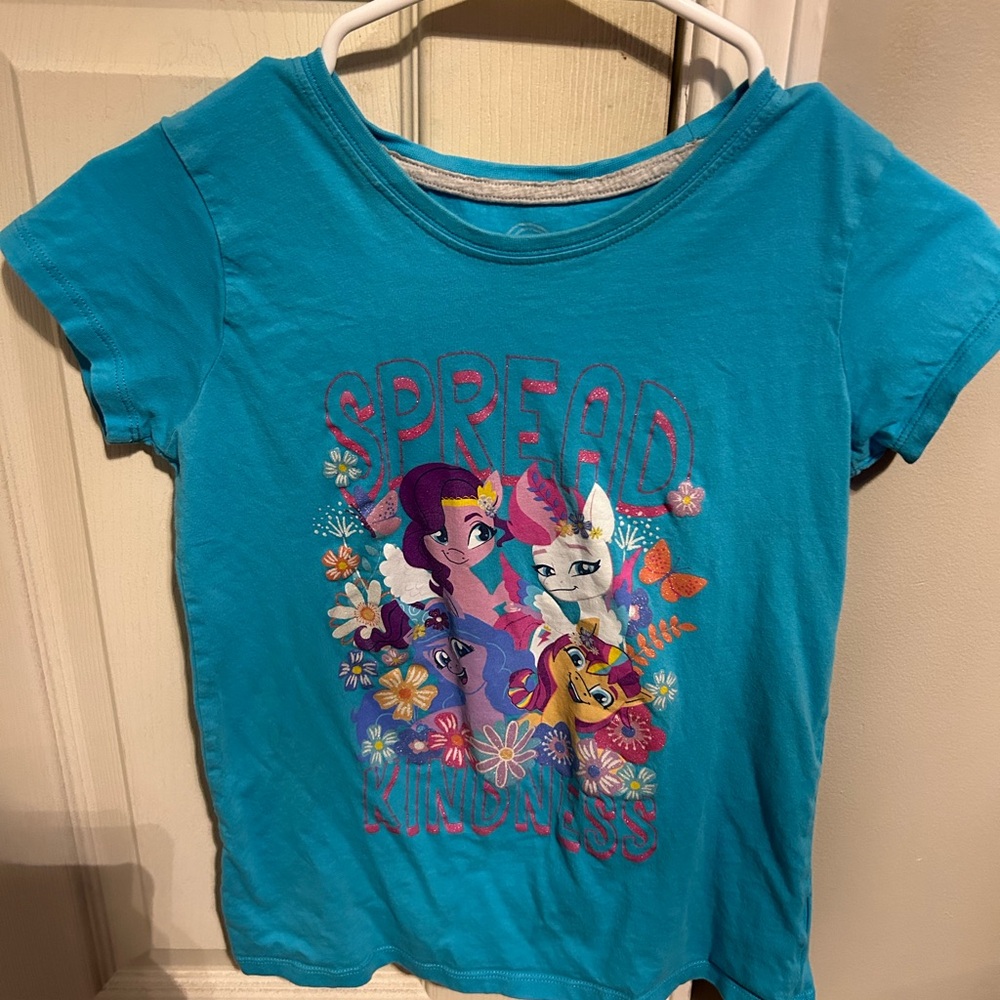 My Little Pony t shirt girls. Spread Kindness. Children’s size L (10-12). Blue